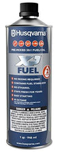 Load image into Gallery viewer, Husqvarna 585572601 Pre-Mixed 2-Stroke Fuel and Oil for Engines, 1-Quart, 1-Pack