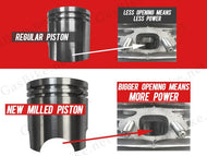 Milled Piston for 66cc/80cc