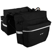 Load image into Gallery viewer, BV Bike Bag Bicycle Panniers with Adjustable Hooks, Carrying Handle, 3M Reflective Trim and Large Pockets