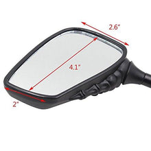 Load image into Gallery viewer, TOPCABIN 1 Pair Bike Bicycle Cycling Rear View Mirror Blindsight Multi Angle Adjustable Billet Aluminum Chrome Plated Outside Rear View Side View Mirrors Skull Claw Style Universal