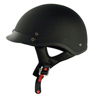 VCAN V531 Cruiser Solid Flat Black XX-Large Half Helmet