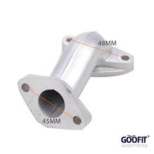 Load image into Gallery viewer, GOOFIT Intake Manifold Pipe for 50cc 70cc 90cc 110cc ATV Dirt Bike Go Kart Horizontal Engine