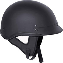 Load image into Gallery viewer, Fuel Helmets SH-HHFL64 HH Series Half Helmet, Flat Black, Small