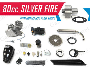 80cc Silver Fire Bicycle Engine Kit