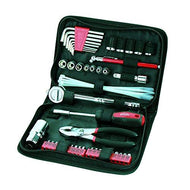 Apollo Tools DT9775 56 Piece Metric Auto Tool Kit in Compact Zippered Case with Most Useful Mechanics Tools