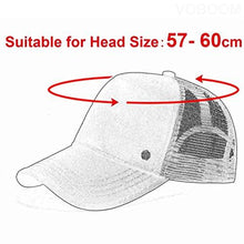 Load image into Gallery viewer, VOBOOM Mesh hat trucker cap 5 pannel Vintage Men &amp; Women baseball cap