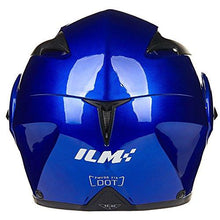 Load image into Gallery viewer, ILM 10 Colors Motorcycle Flip up Modular Helmet DOT (S, Blue)