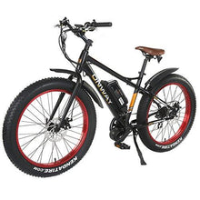 Load image into Gallery viewer, Onway 26&quot; 750W 7 Speed Snow &amp; Beach Fat Tire Electric Bike, All Terrain Using with Pedal Assist and Throttle