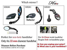 Load image into Gallery viewer, Hafny Handlebar Bike Mirror, Stainless Steel Lens,Safe Rearview Mirror, HF-MR080