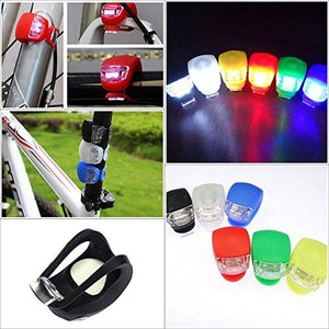 InnoLife- 6Pcs Silicone Waterproof Super Frog LED Bicycle bike Head Front Light