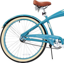 Load image into Gallery viewer, Columbia Superb 5 Star, 26-Inch Men&#39;s Retro Beach Cruiser Bike, Teal