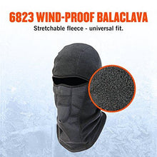 Load image into Gallery viewer, N-Ferno 6823 Thermal Fleece Wind-Resistant Hinged Balaclava, Black