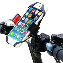 Load image into Gallery viewer, Bike Mount, Ipow Universal Cell Phone Bicycle Rack Handlebar &amp; Motorcycle Holder Cradle for iPhone 6 6(+) 6S 6S plus 5S 5C, Samsung Galaxy S3 S4 S5 S6 S7 Note 3/4/5,Nexus,HTC,LG,BlackBerry,Black