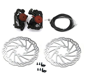 BlueSunshine MTB BB5 Mechanical Disc Brake Front and Rear 160mm whit Bolts and Cable