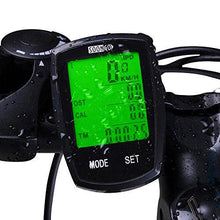 Load image into Gallery viewer, Bike Computer Speedometer Wireless Waterproof Bicycle Odometer Cycle Computer Multi-Function Large LCD Back-light Display