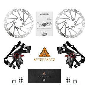 AFTERPARTZ NV-5 G3/ HS1 Bike Disc Brake Kit Front and Rear 160mm Caliper Rotor BB5 BB7 BB-5 BB-7