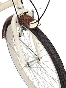 Schwinn Men's Sanctuary 7-Speed Cruiser Bicycle (26-Inch Wheels), Cream/Copper, 18 -Inch