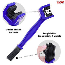 Load image into Gallery viewer, ARLTB Bike Chain Cleaning Brush Tool Multi-purpose Motorcycle Cycling Bicycle Chain Cleaner tool for both Motorcycle and Bike Chain Cleaner Washer, Cleans Quickly and Easily for MTB Road Bike