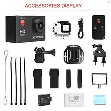 Load image into Gallery viewer, DROGRACE WP200 Sports Action Camera Video Camera Waterproof Digital Cam Car Dash Cam Full HD 1080P 12MP 25fps 30fps Helmet Mount Accessories Camera Kit 2 Inch LCD Screen