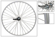 Wheel Master KT-305 Coaster Brake Rear Wheel 26 x 1.75/2.125, Silver, Alloy, 14g SS Spokes, w/ Trim Kit