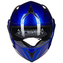 Load image into Gallery viewer, ILM 10 Colors Motorcycle Flip up Modular Helmet DOT (S, Blue)