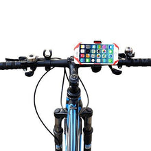 Load image into Gallery viewer, Bike Mount, Ipow Universal Cell Phone Bicycle Rack Handlebar &amp; Motorcycle Holder Cradle for iPhone 6 6(+) 6S 6S plus 5S 5C, Samsung Galaxy S3 S4 S5 S6 S7 Note 3/4/5,Nexus,HTC,LG,BlackBerry,Black