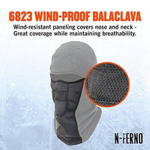 Load image into Gallery viewer, N-Ferno 6823 Thermal Fleece Wind-Resistant Hinged Balaclava, Black