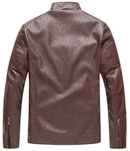 Load image into Gallery viewer, Wantdo Men&#39;s Leather Jacket with Removable Hood