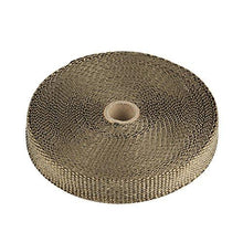 Load image into Gallery viewer, HM&amp;FC Titanium Exhaust Wrap Fiberglass Heat Wrap 50 Feet (L) 1 Inch(W)