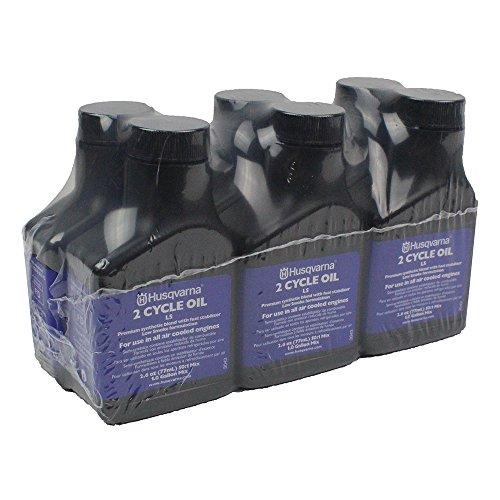 Husqvarna 2.6 oz Low Smoke Formula 2-Cycle Engine Oil 6-Pack