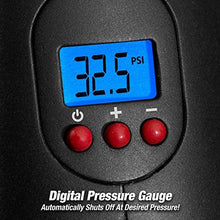 Load image into Gallery viewer, ONTEL  Air Hawk Pro Automatic Cordless Tire Inflator Portable Air Compressor, Easy to Read Digital Pressure Gauge, Built in LED Light