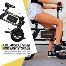 Load image into Gallery viewer, SWAGTRON SwagCycle E-Bike – Folding Electric Bicycle with 10 Mile Range, Collapsible Frame, and Handlebar Display