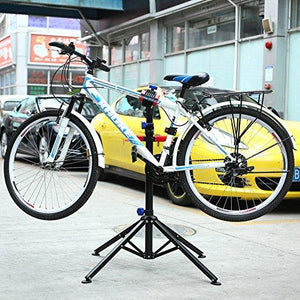 MVPOWER Pro Mechanic Bike Repair Stand Adjustable Height Bicycle Maintenance Rack Workstand With Tool Tray, Telescopic Arm Cycle