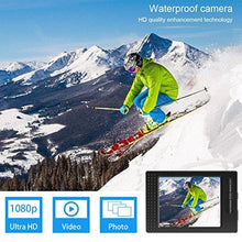 Load image into Gallery viewer, DROGRACE WP200 Sports Action Camera Video Camera Waterproof Digital Cam Car Dash Cam Full HD 1080P 12MP 25fps 30fps Helmet Mount Accessories Camera Kit 2 Inch LCD Screen