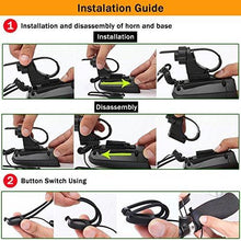 Load image into Gallery viewer, DAWAY A14 Loud Electric Bike Horn - 5 Modes Sound 110 DB Bicycle Cycling Handlebar Ring Alarm Bells with Free Screwdriver