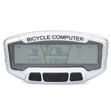 Load image into Gallery viewer, Sunding 2.8&quot; LCD Electronic Bike Bicycle Speedometer - Black + Silver (SFLV)