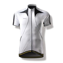 Load image into Gallery viewer, Spakct Bicycling Cycling Riding Short Sleeve Jersey - Black + White