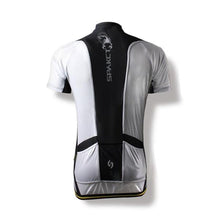 Load image into Gallery viewer, Spakct Bicycling Cycling Riding Short Sleeve Jersey - Black + White