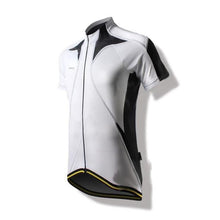 Load image into Gallery viewer, Spakct Bicycling Cycling Riding Short Sleeve Jersey - Black + White