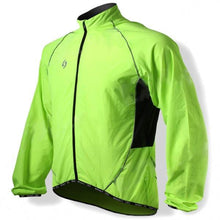 Load image into Gallery viewer, SPAKCT Bicycle Cycling Reflective Strip Long Sleeves Jersey - Luminous Green