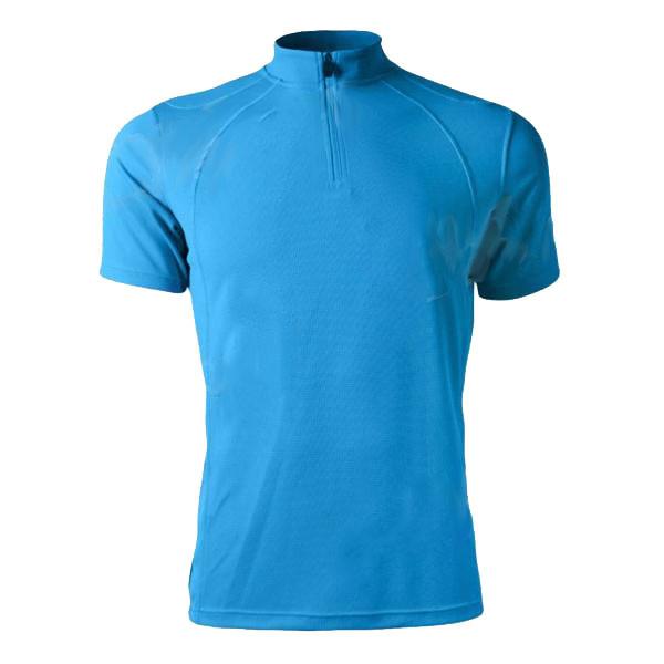 Spakct Bicycling Cycling Polyester Fiber Short Sleeve T Shirt - Blue