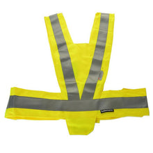 Load image into Gallery viewer, Salzmann 289-1 Safety Reflective Vest for Motorcycle - Silver + Fluorescent Yellow