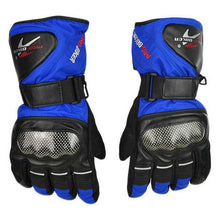 Load image into Gallery viewer, PRO-BIKER Motorcycle Warm Anti-Slip Racing Gloves - Blue (Pair )