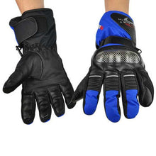 Load image into Gallery viewer, PRO-BIKER Motorcycle Warm Anti-Slip Racing Gloves - Blue (Pair )