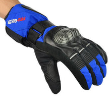 Load image into Gallery viewer, PRO-BIKER Motorcycle Warm Anti-Slip Racing Gloves - Blue (Pair )