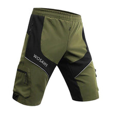 Load image into Gallery viewer, Wosawe Summer Waterproof Cycling Sports Shorts - Army Green