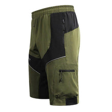 Load image into Gallery viewer, Wosawe Summer Waterproof Cycling Sports Shorts - Army Green