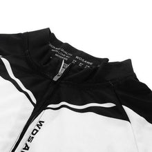 Load image into Gallery viewer, WOSAWE Spring / Autumn Long-Sleeve Cycling Jersey - Black + White