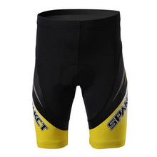 Load image into Gallery viewer, Spakct Quick-drying Padded Short Cycling Pants - Black + Yellow