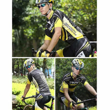 Load image into Gallery viewer, Spakct Quick-drying Padded Short Cycling Pants - Black + Yellow